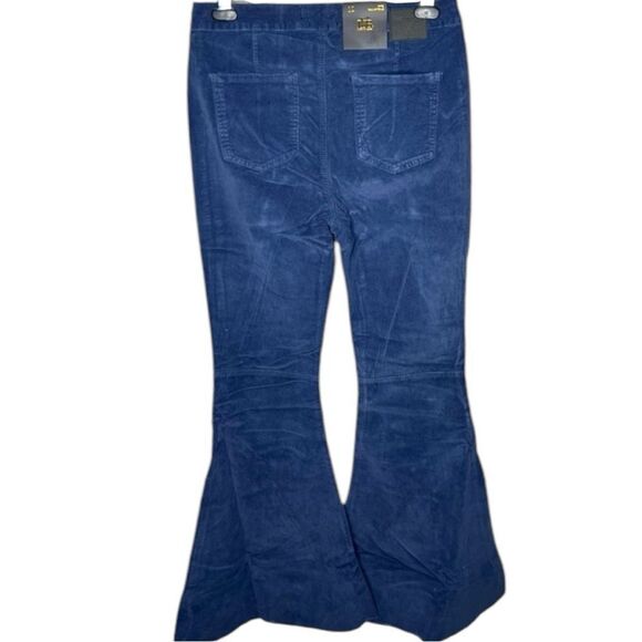 Lucky & Blessed Navy Carson Corduroy Flares NWT - Picture 11 of 11
